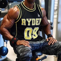 new brand gyms clothing bodybuilding tank top men fitness singlet sleeveless shirt solid cotton male muscle vest undershirt