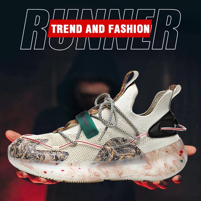 

Trend Mens Casual Shoes New Men Sneakers Tenis Luxury Shoes Trainer Mesh Breathable Shoes Fashion Loafers Running Shoes For Men
