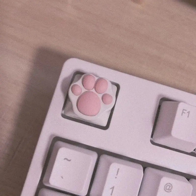 Индивидуальные ABS Силиконовые Kitty Paw Artisan Cat лапы Pad клавиатуры keyCaps для Cherry MX
