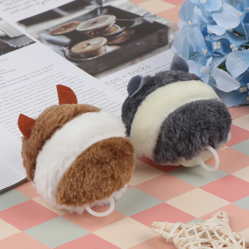 1 шт. милая плюшевая игрушка для домашних животных подвижная мышь забавная