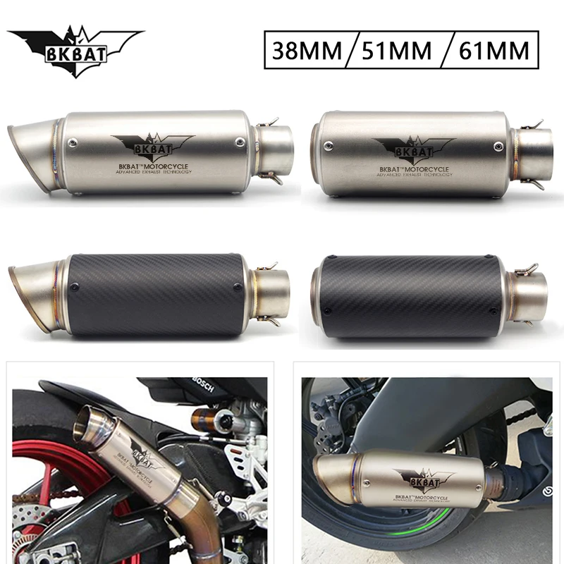 Мотоцикл выхлопной mufler Escape Moto 51/61 для cb190r honda suzuki rmz 450 yamaha wr Виктори xt 125 bmw s1000rr