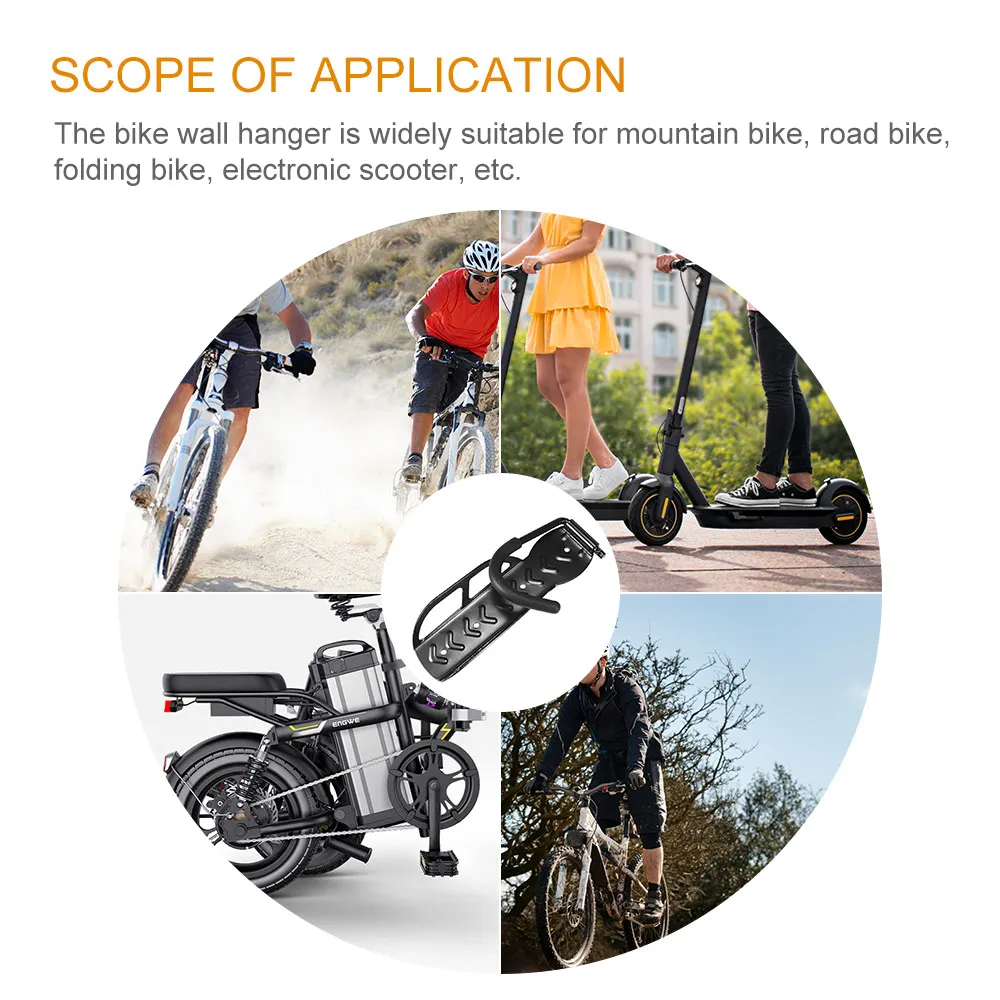 

Bike Wall Hanger Mount Bicycle Stand Holder Mountain Bike Rack Stands Hanger Hook Storage Bicycle Mounted Rack Stands