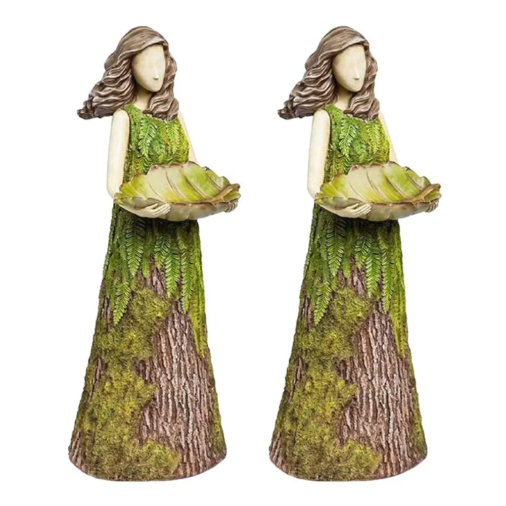 

Fairy Statue Bird Feeder Sherwood Fern Fairy Statuary Garden Sculpture Lawn Ornaments Gift Art Garden Decorations Bird Supplies