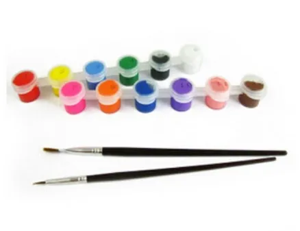 Набор для рисования маслом 12 цветов/набор 2 синих кисти|acrylic paint|paint acrylacrylic paint for