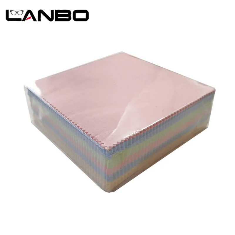 Фото Салфетка для чистки солнцезащитных очков LANBO, 30 шт., 15 х15 см, из микрофибры, очки со встроенной камерой, тряпки для вытирания пыли, салфетки №2