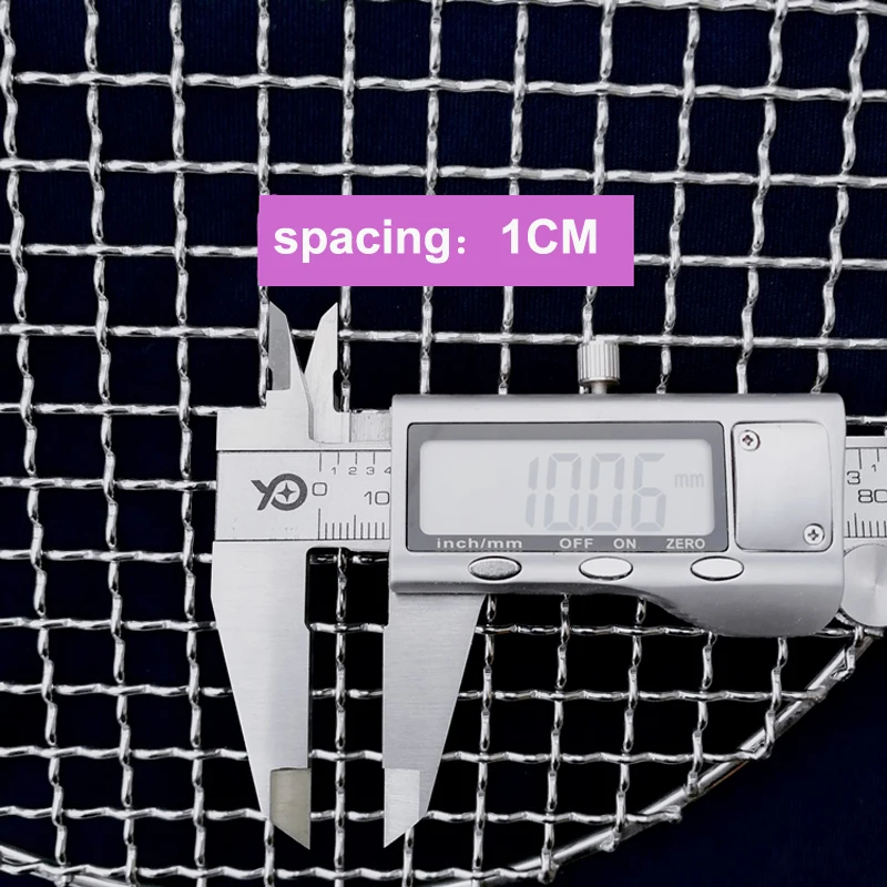 304 нержавеющая сталь круглая сетка для гриля с ножками барбекю сетки охлаждающая