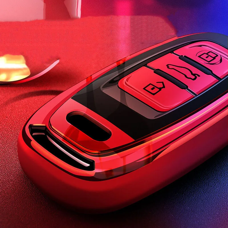 

High Quality TPU Car Key Cover For Audi Q3 Q7 A4L A5 A6L A7 A8L S5 S6 Q5 SQ5 RS5 A1 S1 A3 S3 RS6 A6 TT Accessories Case