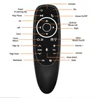 Пульт дистанционного управления для ТВ-приставки Android TV BOX HK1 x96 Mini, G10, Air Mouse, голосовой поиск, с USB-приемником, гироскопом