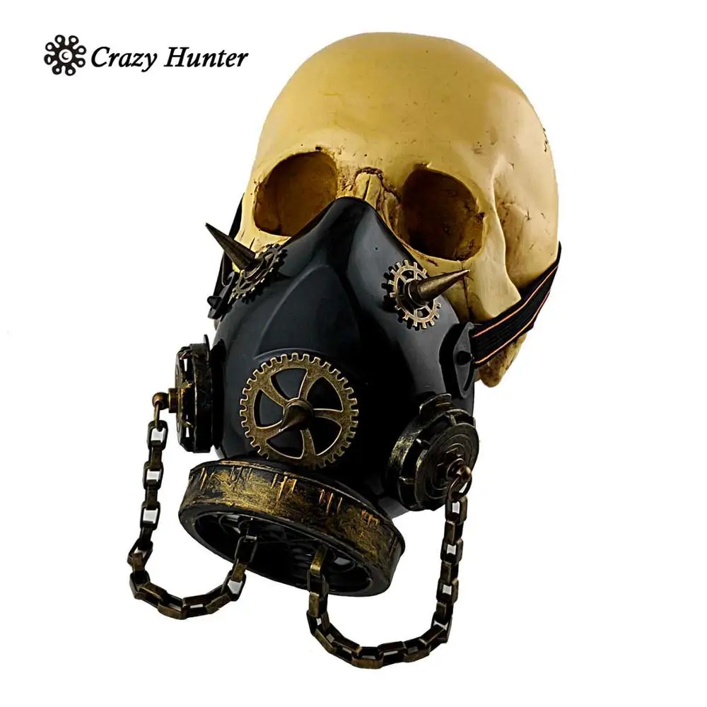 Шестеренки Ретро стимпанк готика газовая костюмная Маска Косплей респиратор