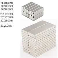 20pcs strong rare earth magnet thickness 2345mm block rectangular neodymium magnets strip magnetic magnet