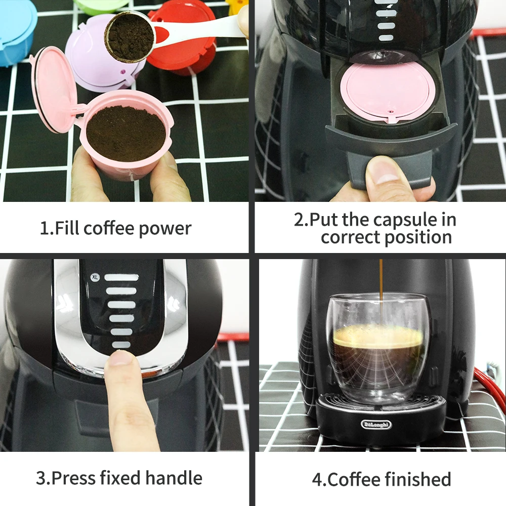 Кофе фильтры для кофемашины Nescafe Dolce Gusto многоразовые кофейные капсулы с
