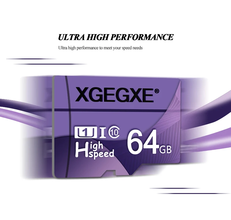 XGEGXE карта памяти 64 Гб высокоскоростная T флеш-карта 32 ГБ 16 ГБ 8 ГБ класс 10 U1 UHS-I TF карта для телефона камеры ПК