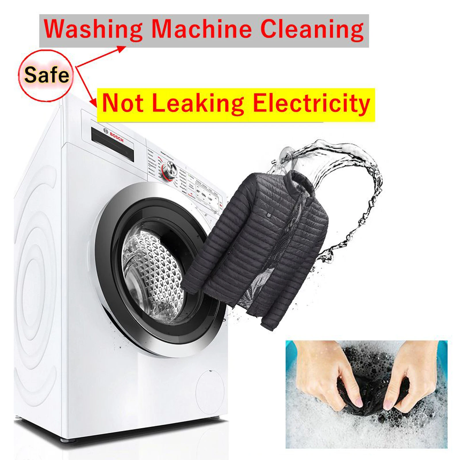 

Outdoor USB Heating Coat Jackets Winter Flexible Electric Thermal Clothing Long Sleeves Hiking Warm Clothes Camping Equipment