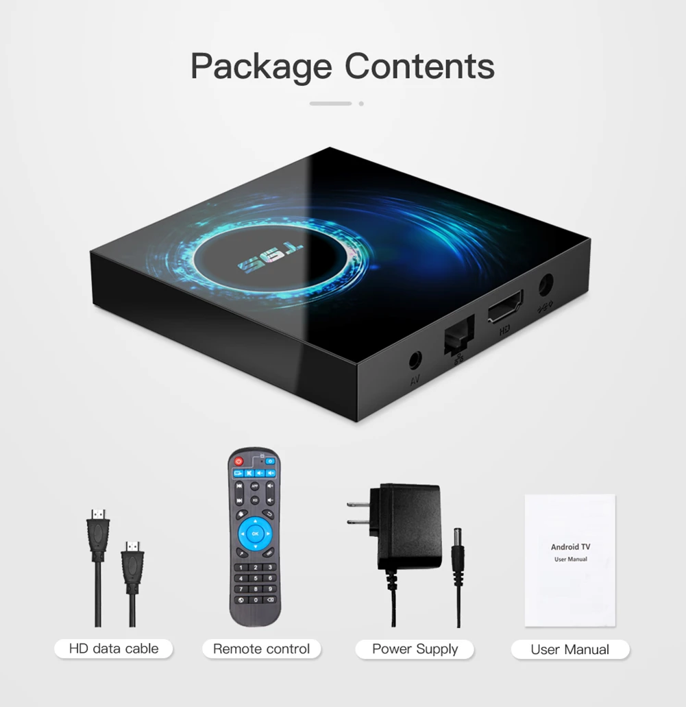 

2020 T95 Smart Tv Box Android 10 6k 2.4G & 5G Wifi 10 bit HDR 4g 16g 32gb 64gb 4k Quad Core Set-Top Box 3D Video Media Player