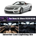 Canbus для Mercedes Benz SL КЛАССА R129 R230 SL300 SL350 SL500 1992-2011 автомобиля светодиодный Интерьер Карта Купол Магистральные светильник комплект