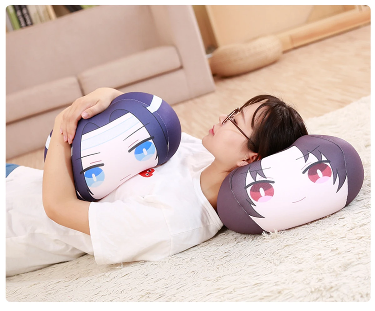 Mo Dao Zu Shi Bolster Подушка Grandmaster of Demonic культивирование Косплей Wei Wuxian LanWangji Подушка реквизит аниме Хэллоуин