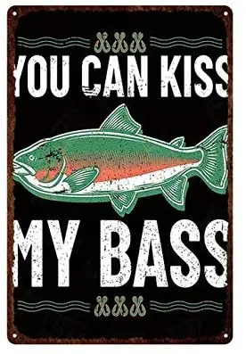 

Sea Fish Metal Tin Sign Wall Hanging Decoration Painting Plaque Props,Beach Pub Cafe Club Outdoor/Indoor Signs 12x16 inches 03