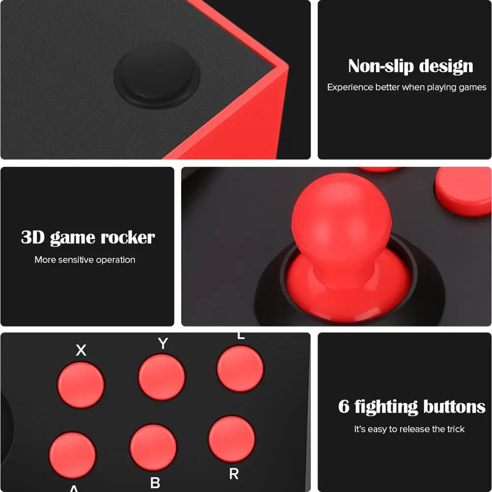 Мини Аркада геймпад джойстик один Rocker управления триггер Лер джойпад совместим с