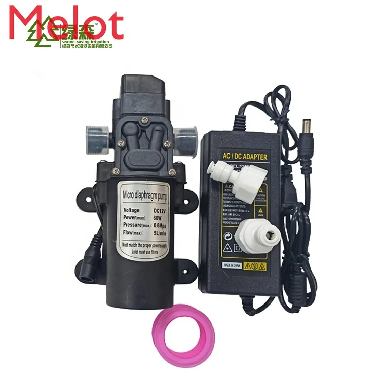 

hot sale High Pressure 12V Outdoor Chamber Garden Misting Water Spray Machine Mist Fog Cooling Kits
