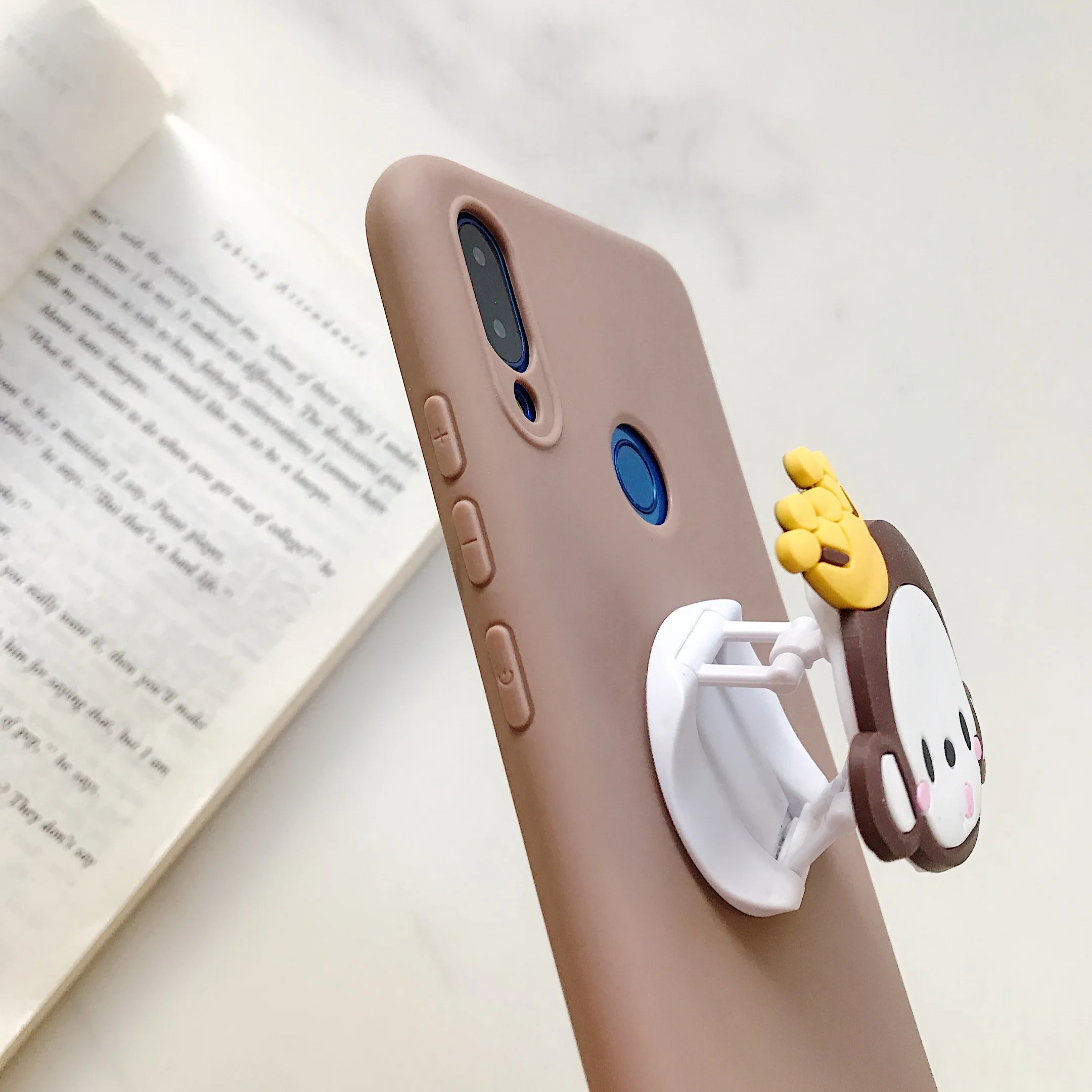 S20 Ультра чехол мультфильм мягкий стенд держатель телефона для Samsung Galaxy Plus A01 A21 A81