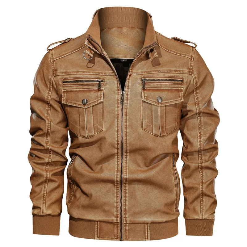 

Autumn Men's Leather Jacket Male Motorcycle Jacket Man Coats Winter Plus Size Bomber Jacket Biker Leather Jacket For Men Clothes