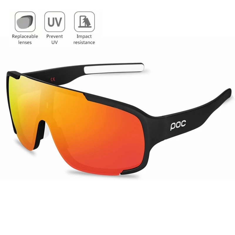 Очки с 4 линзами для мужчин и женщин поляризационные спортивные горных