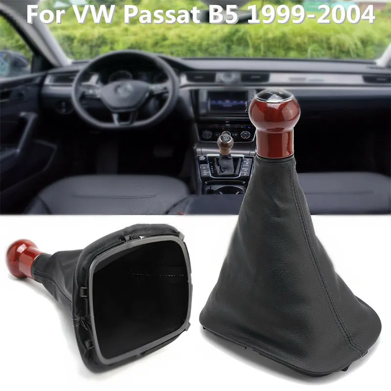 

Shift Lever Cover Lever Dust Cover Universal Shift Lever Dust Cover Cuffia Pelle ABS Base Plastic Pratical for Passat