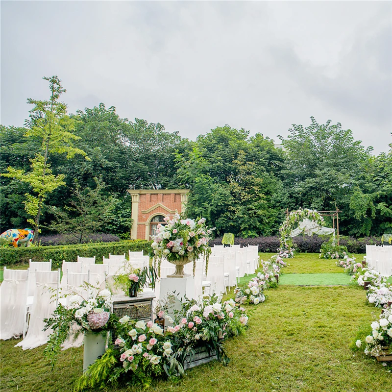 Длинные розовые белые цвета шампанского для свадьбы мероприятия вечеринки Декор