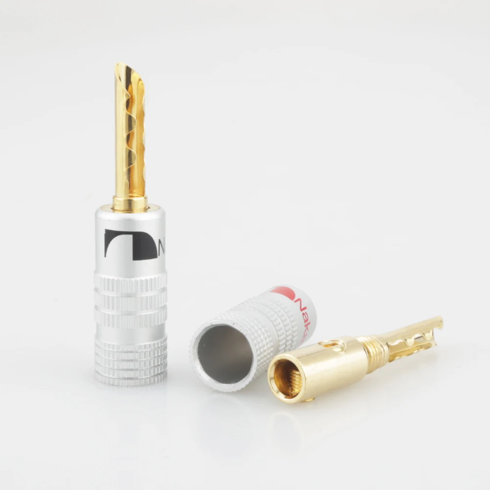 12 шт. позолоченные вилки типа банан | Электроника