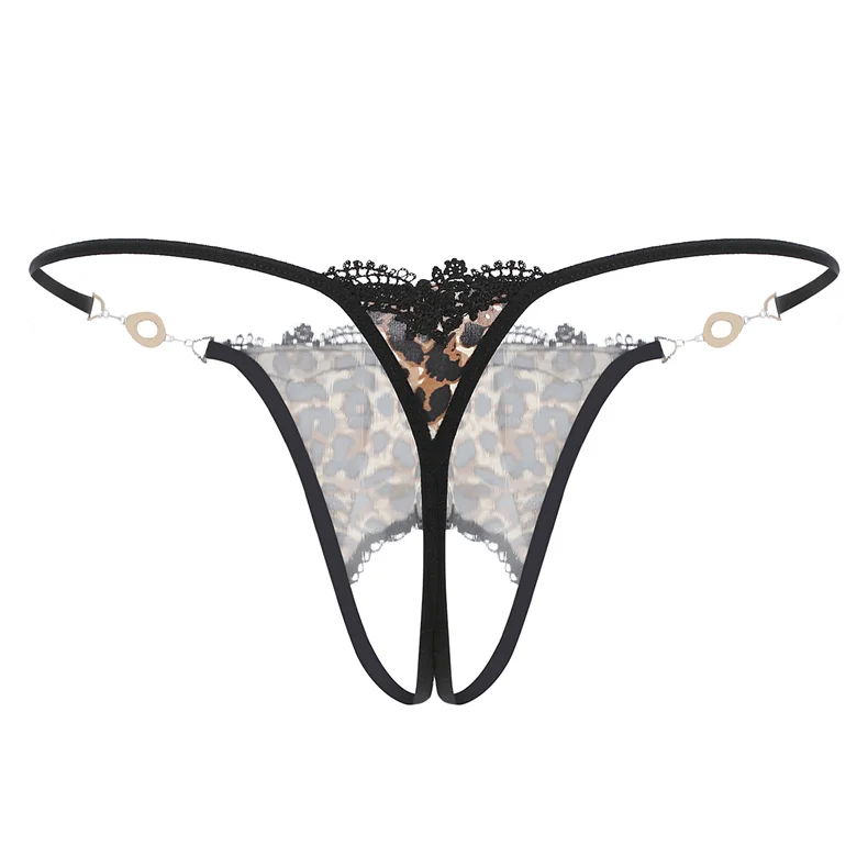 Сексуальное женское белье с вышивкой бриллиантами стринги открытой
