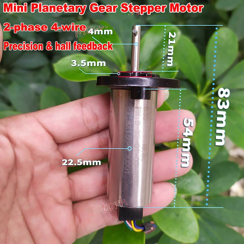 Б/у 2 фазный 4 проводной прецизионный шаговый мини электродвигатель 22 5 мм