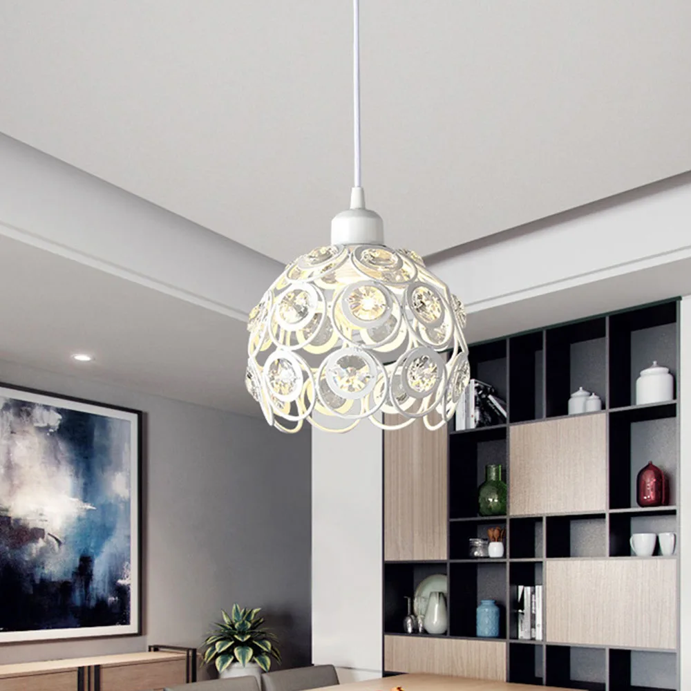 Современная элегантная Подвесная лампа хрустальная люстра в скандинавском