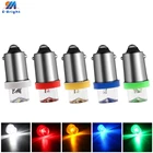 Светодиодсветильник Лампа BA9S T4W T11, 12 В постоянного тока, 10 шт., лампочки для автомобильного сигнала, чтения карт, белого, синего, красного, янтарного, зеленого цветов