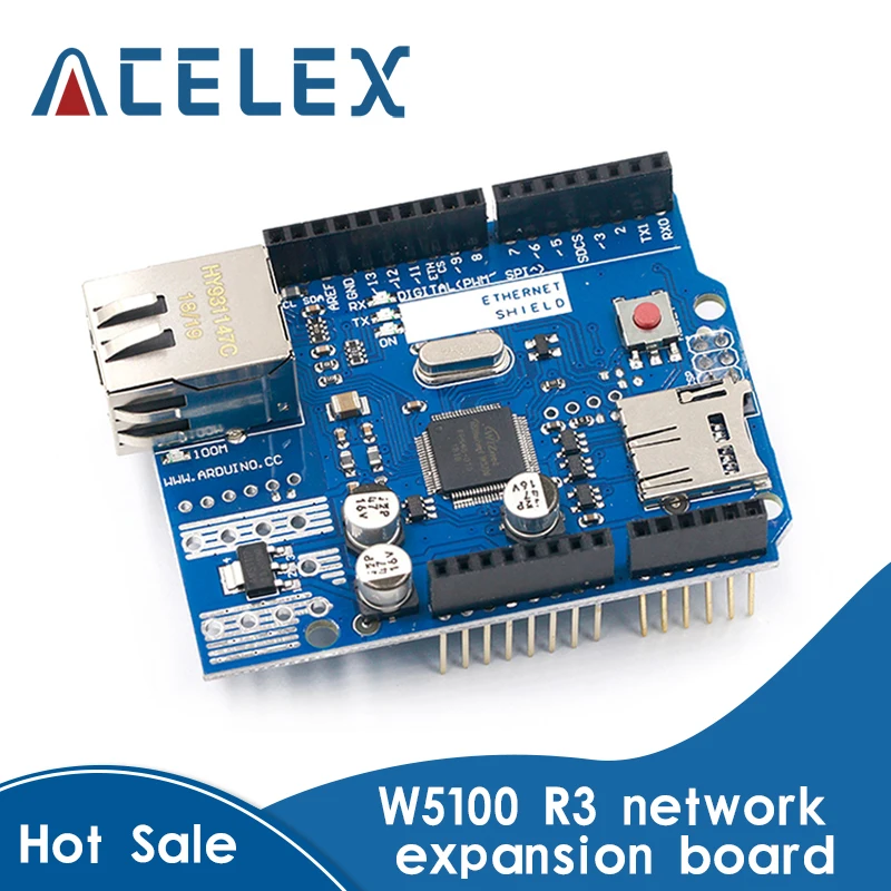 Ethernet щит W5100 R3 Поддержка PoE для Arduino UNO Mega 2560 Nano Бесплатная доставка|Детали и