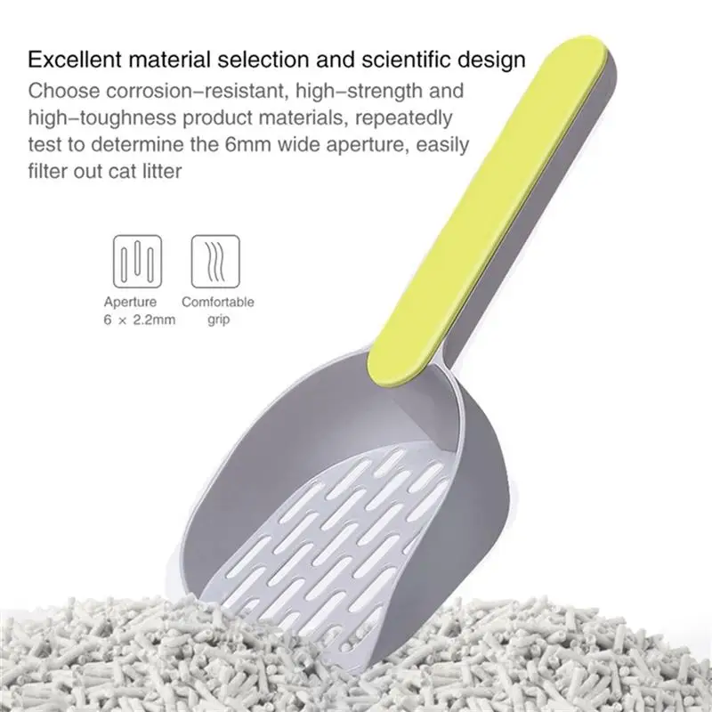 

Cat Litter Shovel Hollow Cat Sand Scoop Pet Toilet Cleanning Tool Cat Supplies