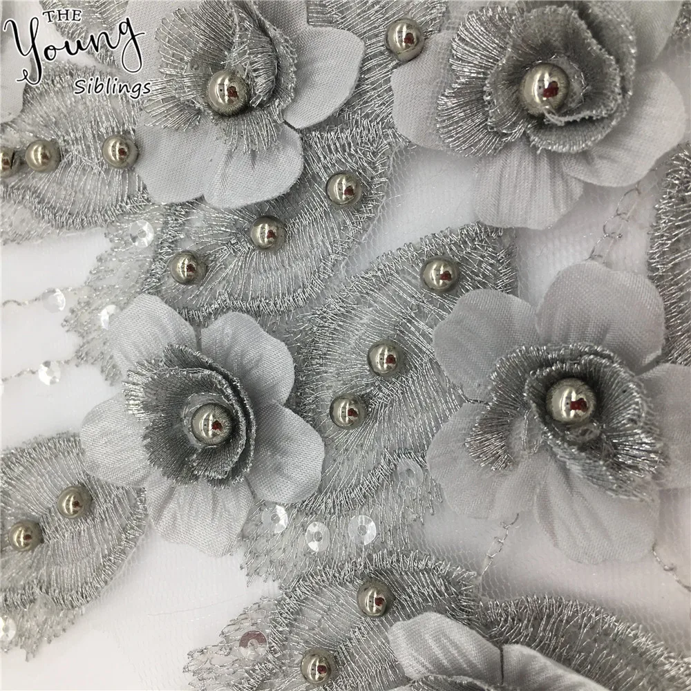 Новое поступление ABS жемчужный кружевной воротник вышивка аппликация шитье 3D