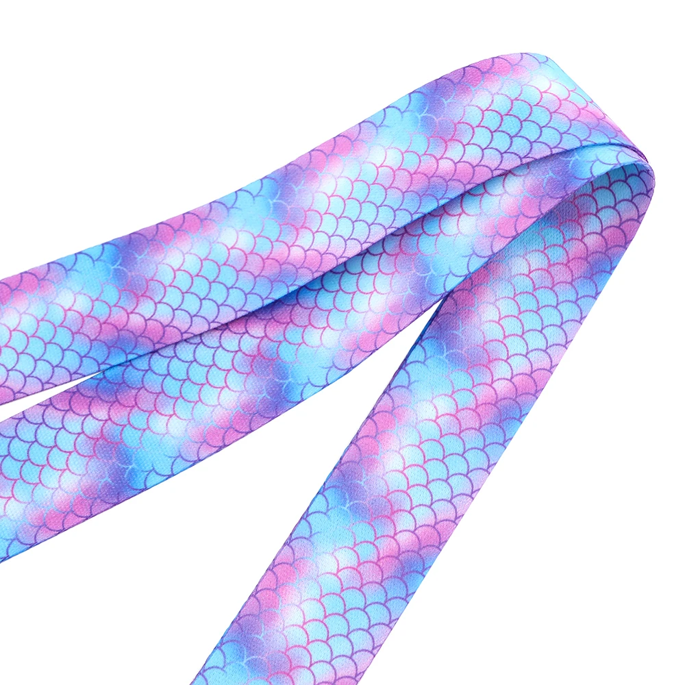 

PF760 Novel Mermaid Neck Strap Lanyard for Key Neck Strap lanyard Card ID Badge Holder Key Chain Key Holder Hang Rope Key Rings