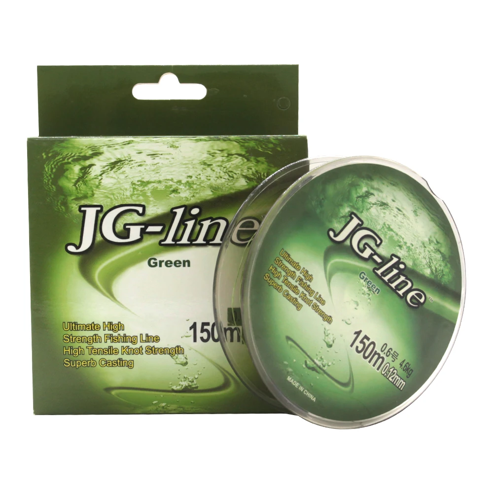 

TAF 150m Ultimate High Strength Fishing Line Green 0.12mm Max Drag 4.6KG High Tensile Knot Strength Superb Casting Line Pesca