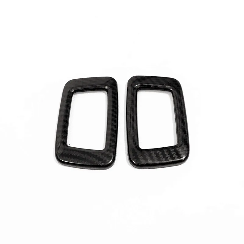 

For Volvo XC60 2018 2019 Accessories Car Rear reading Lampshade panel Cover Trim car styling Sticker ABS Carbon Fiber 2 pcs