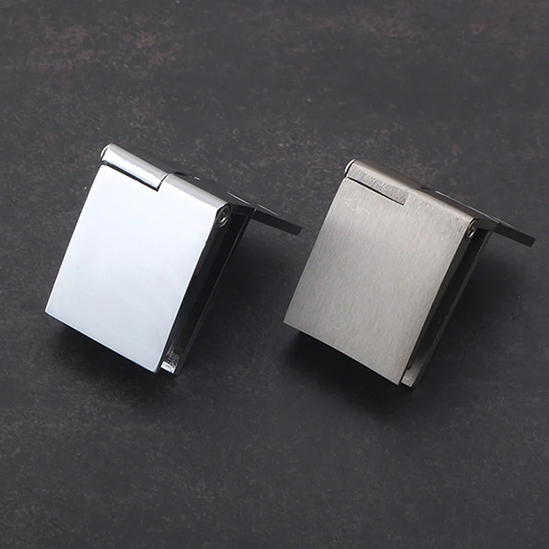 Стеклянная Петля из цинкового сплава 90 градусов матовое стекло петля для ванны