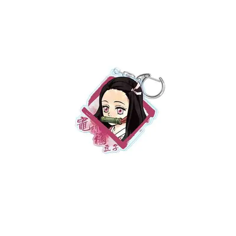 IVYYE Kimetsu no Yaiba голова моды аниме акриловый брелок на цепочке подвеска держатель