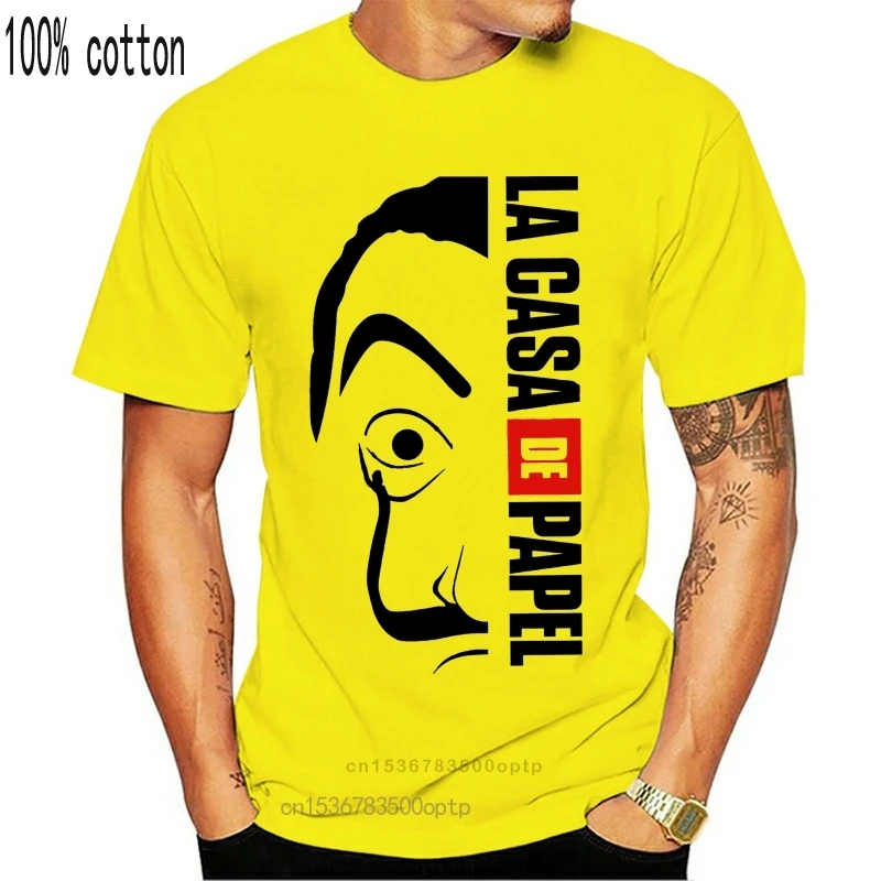 

Новинка, футболка с надписью «La Casa De Papel», «бумажный дом», «Профессор» Токийский ТВ-шоу», футболка унисекс, Размеры S-3Xl, Мужская одежда, футбол...