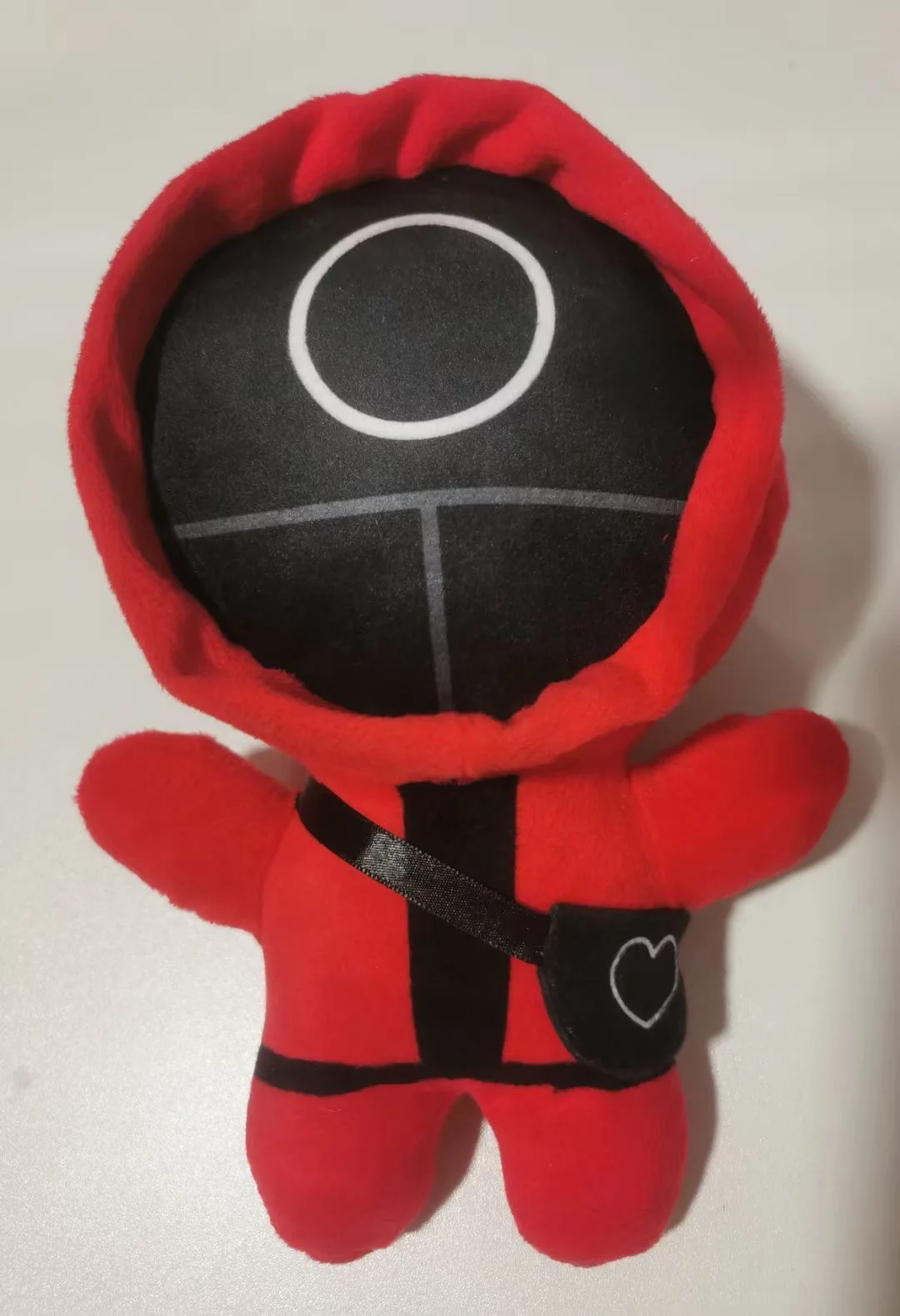 Juego de calamar de 3 piezas para ni&ntilde;os, algod&oacute;n relleno de Peluche de juguete, TV coreana, juegos de calamar cuadrado rojo, mu&ntilde;eca suave, regalos de navidad-4