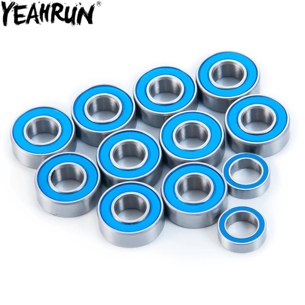 

Набор подшипников YEAHRUN для Tamiya, комплект из 12 подшипников для черных ног, аппарата для удаления грязи и быстрой атаки
