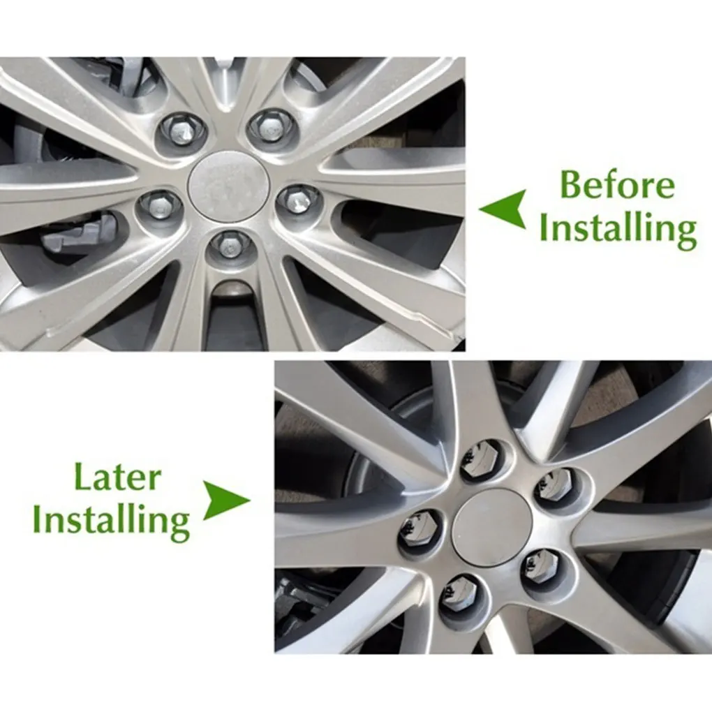 21 шт./компл. гайки колеса автомобиля пыли Кепки автомобильный шинный наконечник