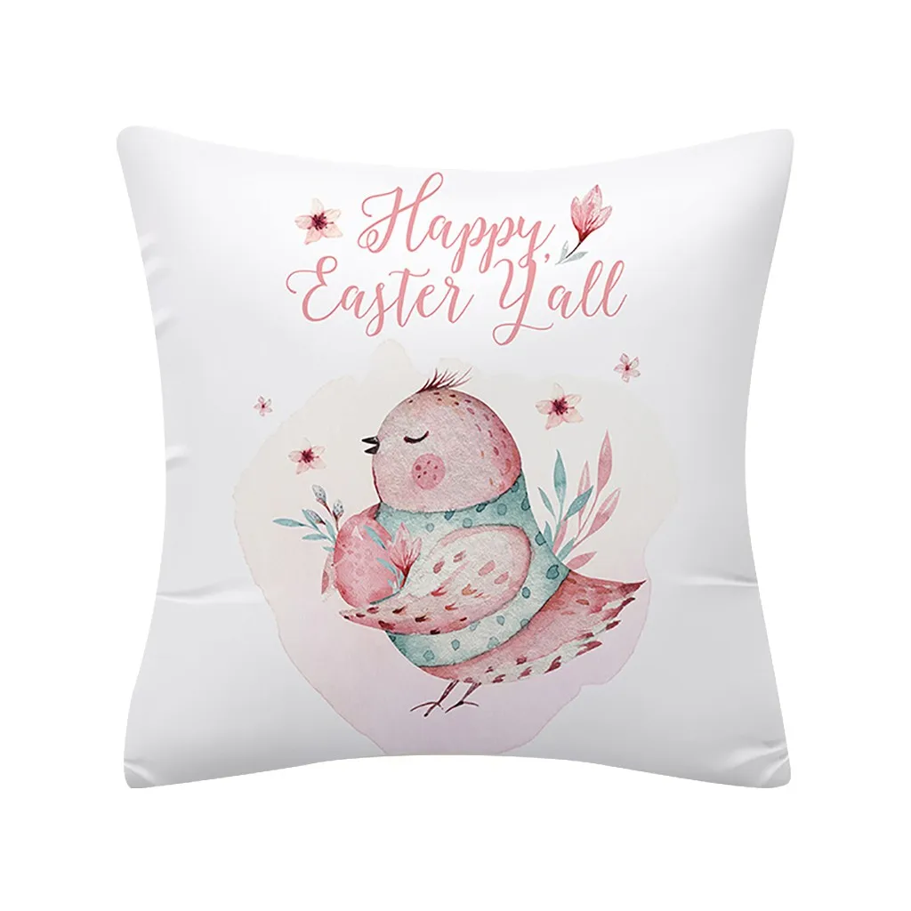 Квадратная наволочка льняная декоративная пасхальные подушки 45 см x чехол для на