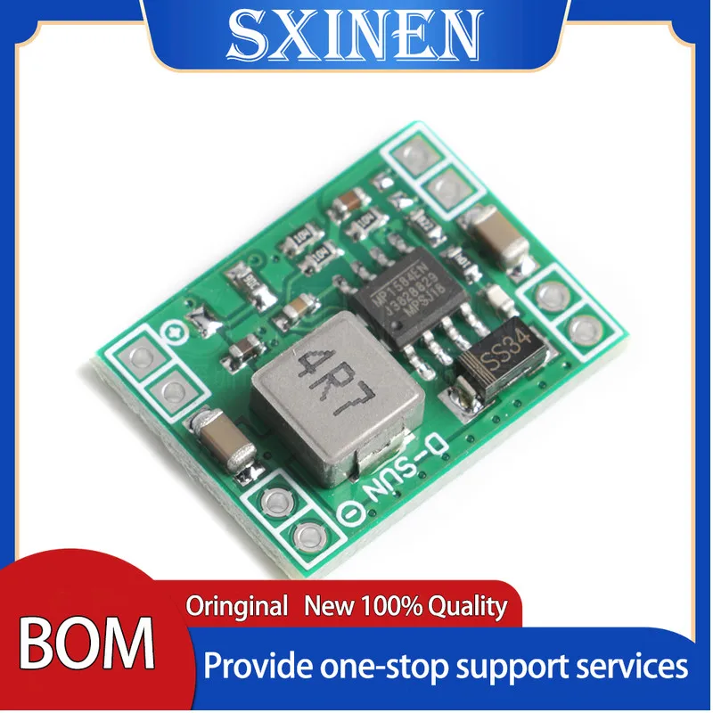 Ультракомпактный понижающий модуль питания Mini DC-DC 3A MP1584 преобразователь