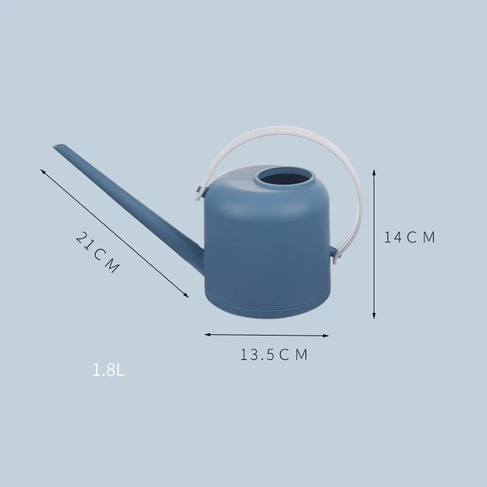 1.8L длинный узкий излив пластмассовая лейка домашний горшок для полива растений