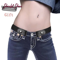 easy belt without buckle free mens belts for women waist ceinture femme elastic stretch riem jeans hidden invisible secret kids