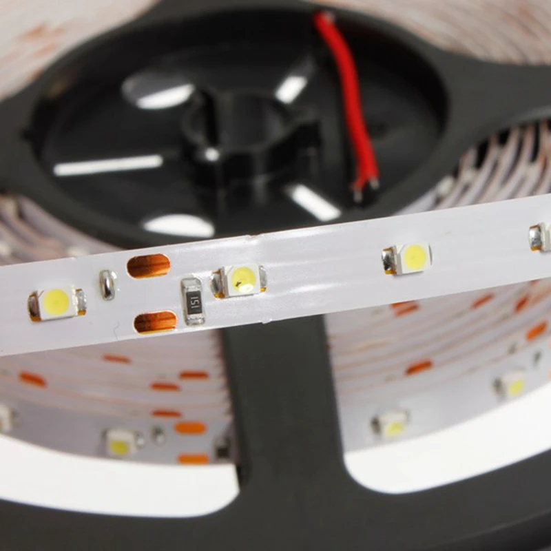 Светодиодная ленсветильник 3528 SMD 300 5 м 24 вт 2 а не водонепроницаемая холодный